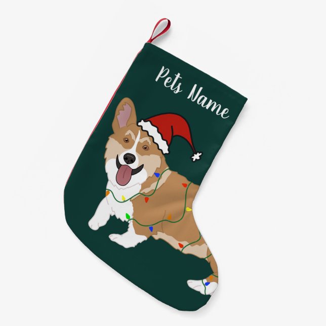 Jul Corgi Liten Julstrumpa (Framsidan (Hängande))