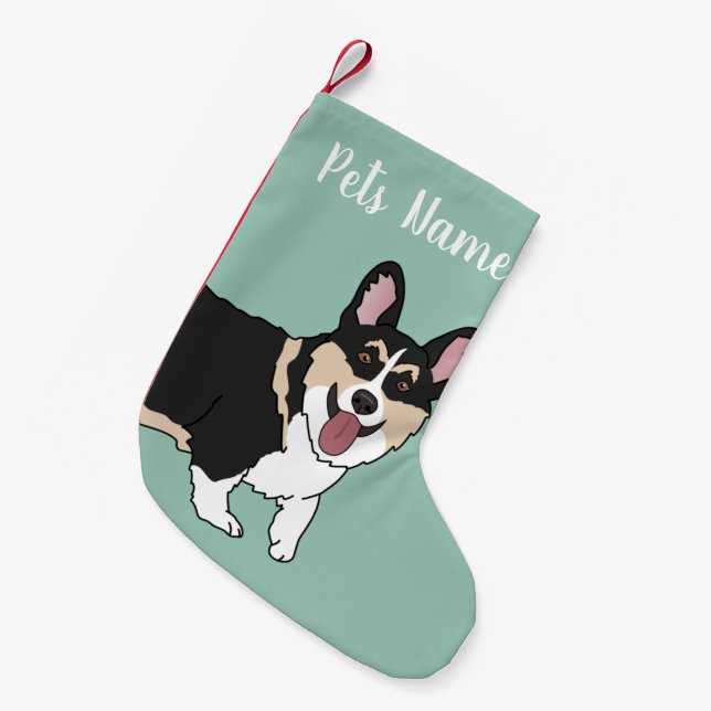 Jul Corgi Liten Julstrumpa (Framsidan (Hängande))
