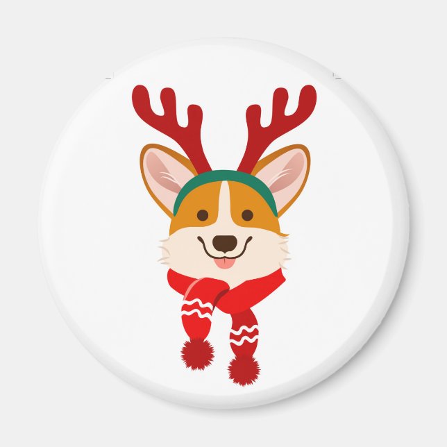 Jul Corgi Magnet (Framsidan)