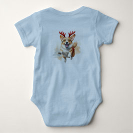 Jul Corgi med renskårar T Shirt