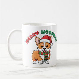 Jul Corgi Mugg: Merry Woofmas Kaffemugg