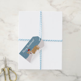 Jul Corgi Presentetikett