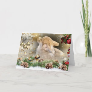 Jul Corgi Puppy Helgkort