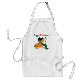 Jul Corgi Singing Apron Förkläde