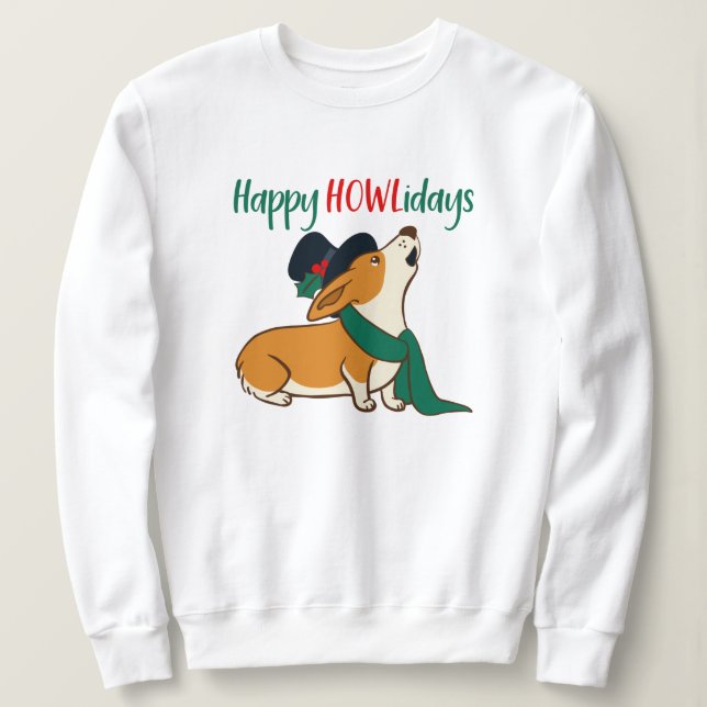 Jul Corgi Sjungande Tröja (Design framsida)