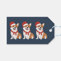 Jul Corgi Tomte - Sofistikerad Vinter Marinblå