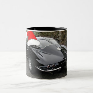 Jul Corvette Black Split Window Två-Tonad Mugg