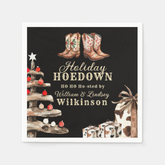 Jul Country Holiday Hoedown Pappersservetter