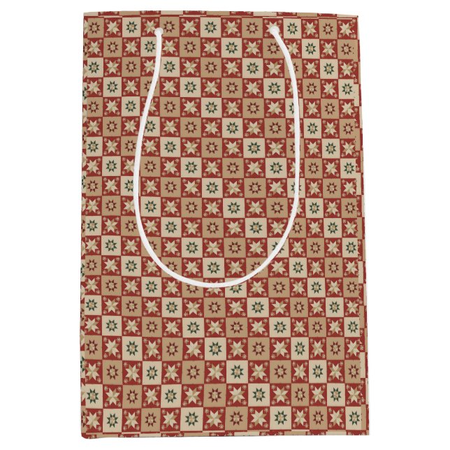 Jul Country Star Quiltblock (Framsidan)