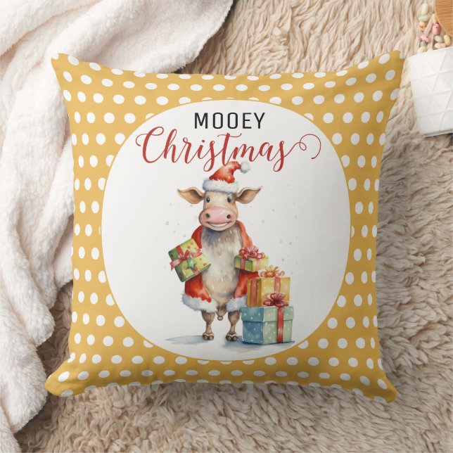 Jul Cow Pun Kudde (Filt)