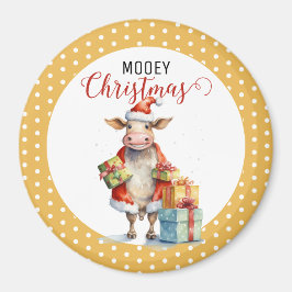 Jul Cow Pun Magnet