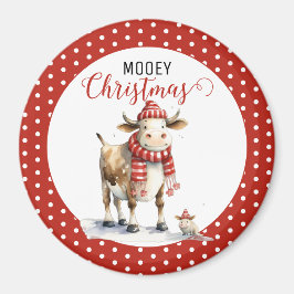 Jul Cow Pun Magnet