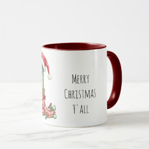 Jul Cowboy Boots Cactus Mugg