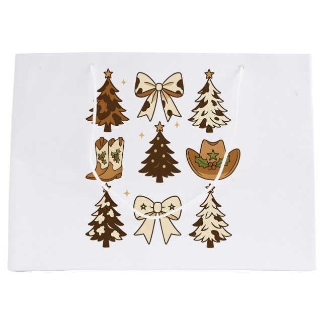 Jul Cowboy Boots Westerna Santa Julafton (Framsidan)