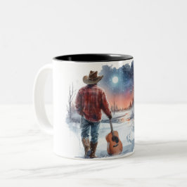 Jul Cowboy Guitar Coffee Kopp