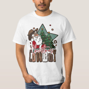 Jul Cowboy, Western jul, jul, Sada T Shirt