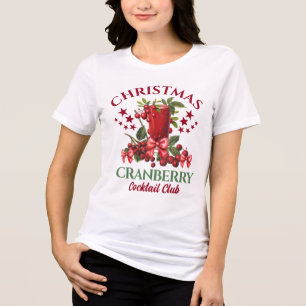 Jul Cranberry Cocktail Klubb Drinks T Shirt