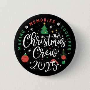 Jul Crew 2025 Familj Matchande Jul Knapp