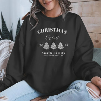 Jul Crew Anpassad Familj Personligad Gingerbr Lång Ärmad Tröja