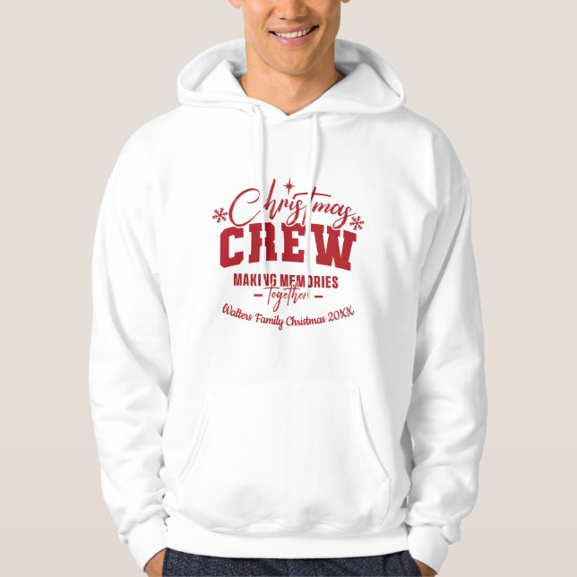 Jul Crew Familj Hoodie (Framsida)