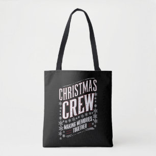 Jul Crew Familj Matchande Xmas Squad Tygkasse