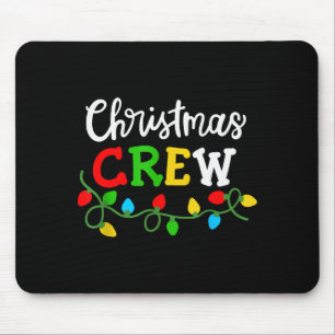 Jul Crew Matchande Familj Julfest Män Kvinnor Musmatta