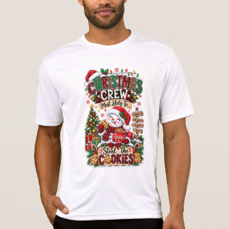 Jul Crew Mest Sannolikt att Stjäla Kakor T Shirt