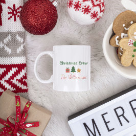 Jul Crew Personlig Familj Holiday Kaffemugg
