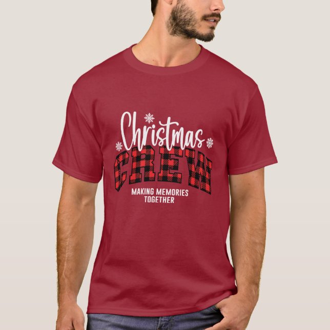 Jul Crew Skapar Minnen T Shirt (Framsida)