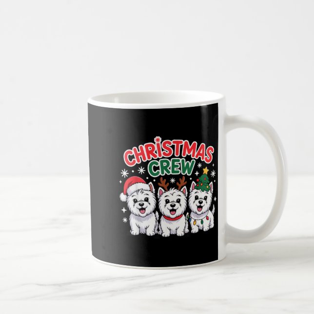 Jul Crew Westie Jul West Highland Whit Kaffemugg (Höger)