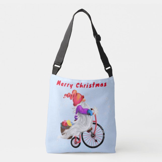 Jul Crossbody Bag Gnome med gåvor Axelväska (Framsida)