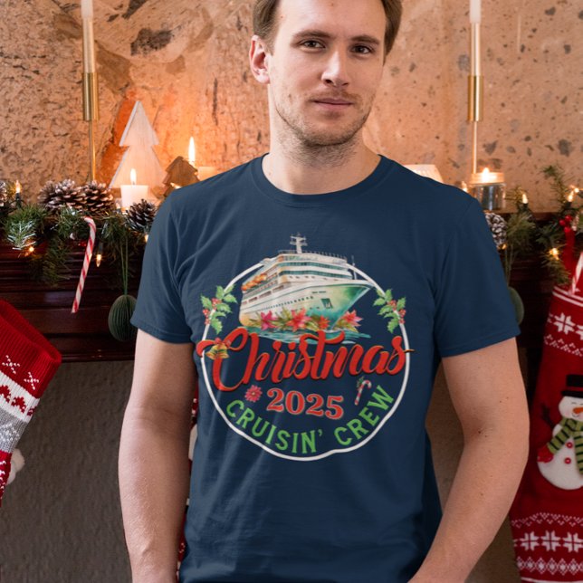 Jul Cruise Besättning Semester  T Shirt (Skapare uppladdad)