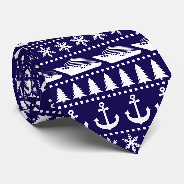 Jul Cruise Frakt Patterned Blue Slips (Rullad)