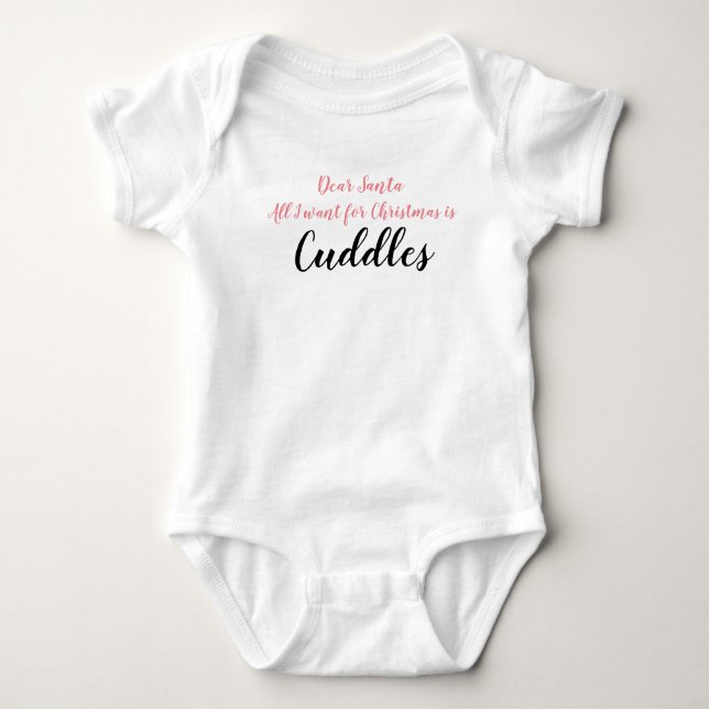 Jul Cuddles T Shirt (Framsida)