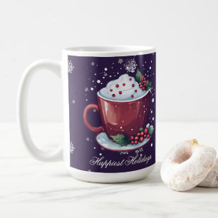 Jul Cup Hot Chocolate Lila kaffemugg