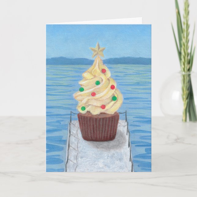 Jul Cupcake #4 Kort (Framsida)