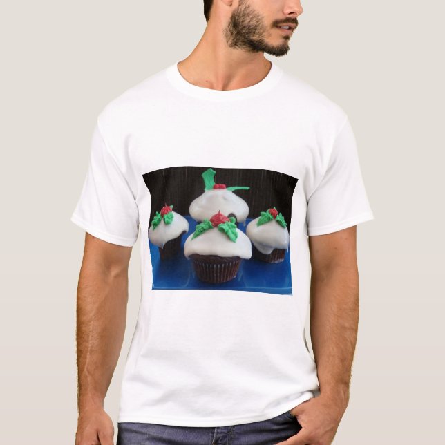 Jul Cupcakes T-shirt (Framsida)