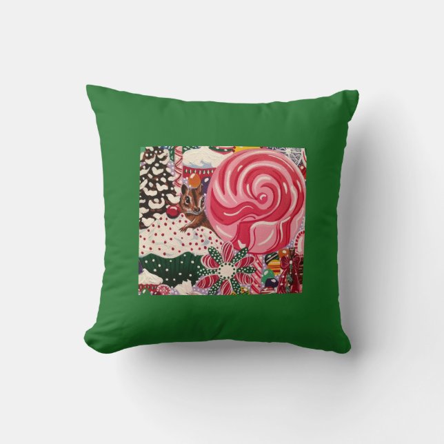 Jul Cupkaka Chipmunk Kudde (Framsida)