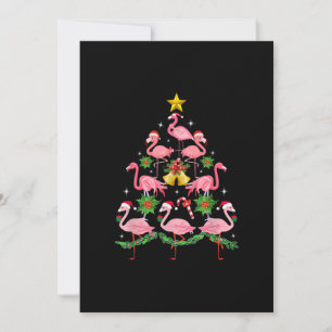 Jul - Cute Flamingo Julgran Spara Datumet