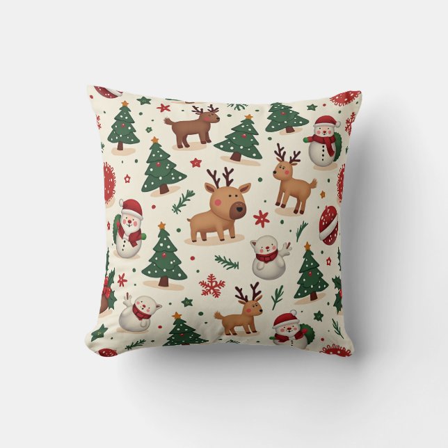 Jul Cute Pillow Cushion Kudde (Framsida)