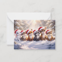 Jul Cute Woodland God Jul