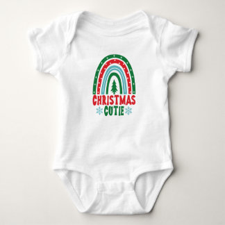 Jul Cutie Baby Bodydräkt Festive Rainbow T Shirt