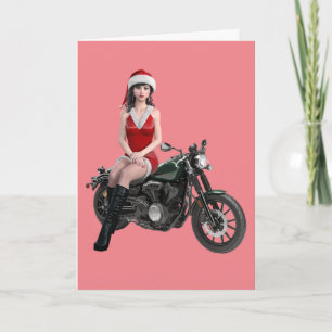 JUL CYKEL MOTORCYKEL Flicka KORT