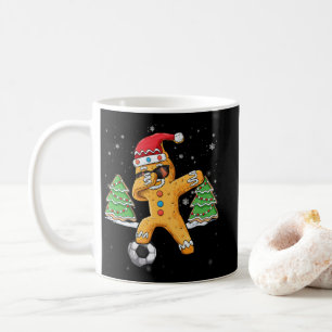 Jul Dabbing Gingertea Soccer Sport Santa Kaffemugg