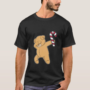 Jul Dabbing Nalle Candy cane Dance Gift T Shirt