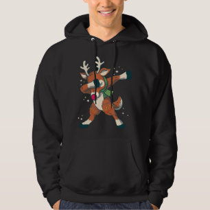 Jul Dabbing Reindeer Dab Dance Reindeer Antl Hoodie