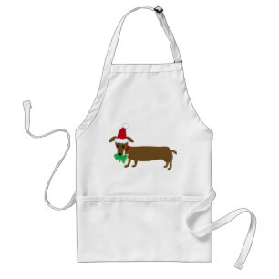 Jul Dachshund Förkläde