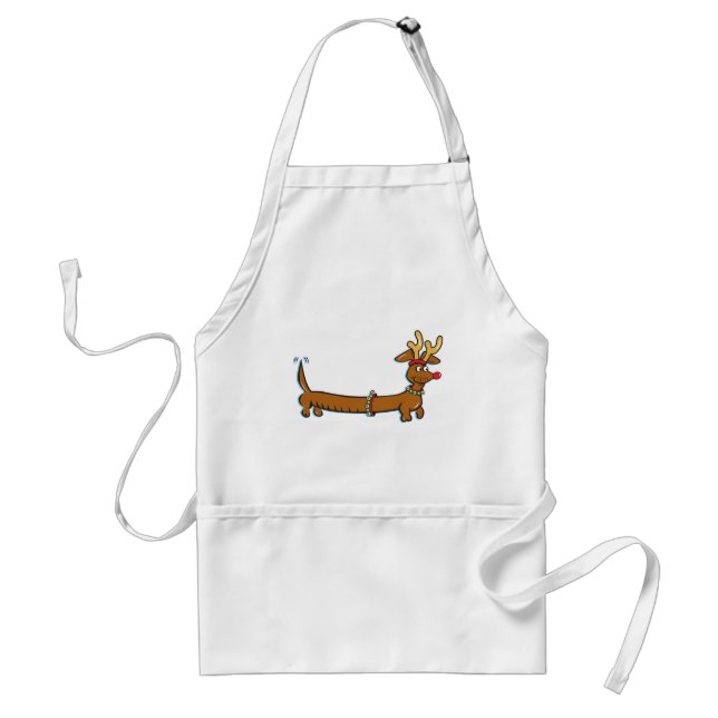 Jul Dachshund Förkläde (Framsidan)