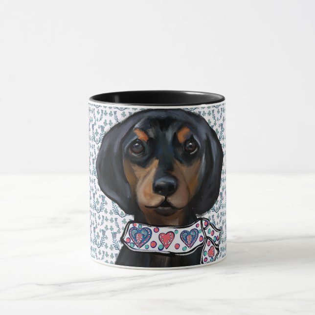 Jul Dachshund Konst     Mugg (Center)