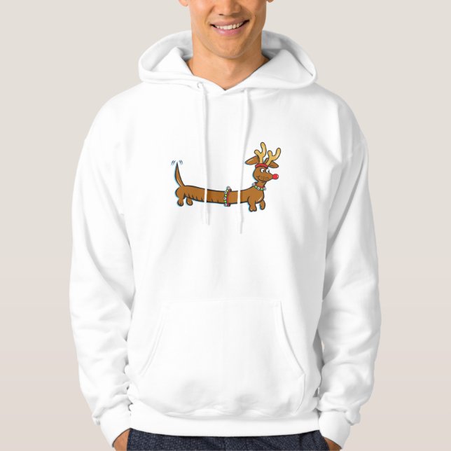 Jul Dachshund Sweatshirt (Framsida)